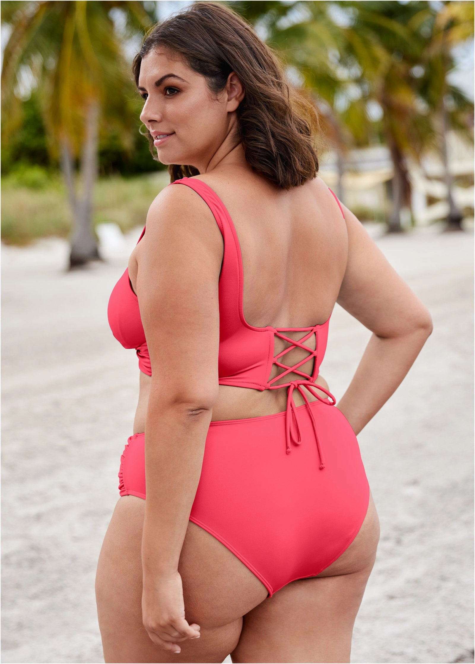 Adjustable Mid-Rise Bottom - Sunset Pink