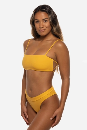 Alanna Bikini Bottom - Persimmon all types of swimwear, full coverage swimwear for all ages