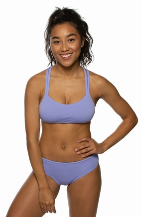 Ally Bikini Bottom - Lavender mix and match bikinis, stylish women's bikini options
