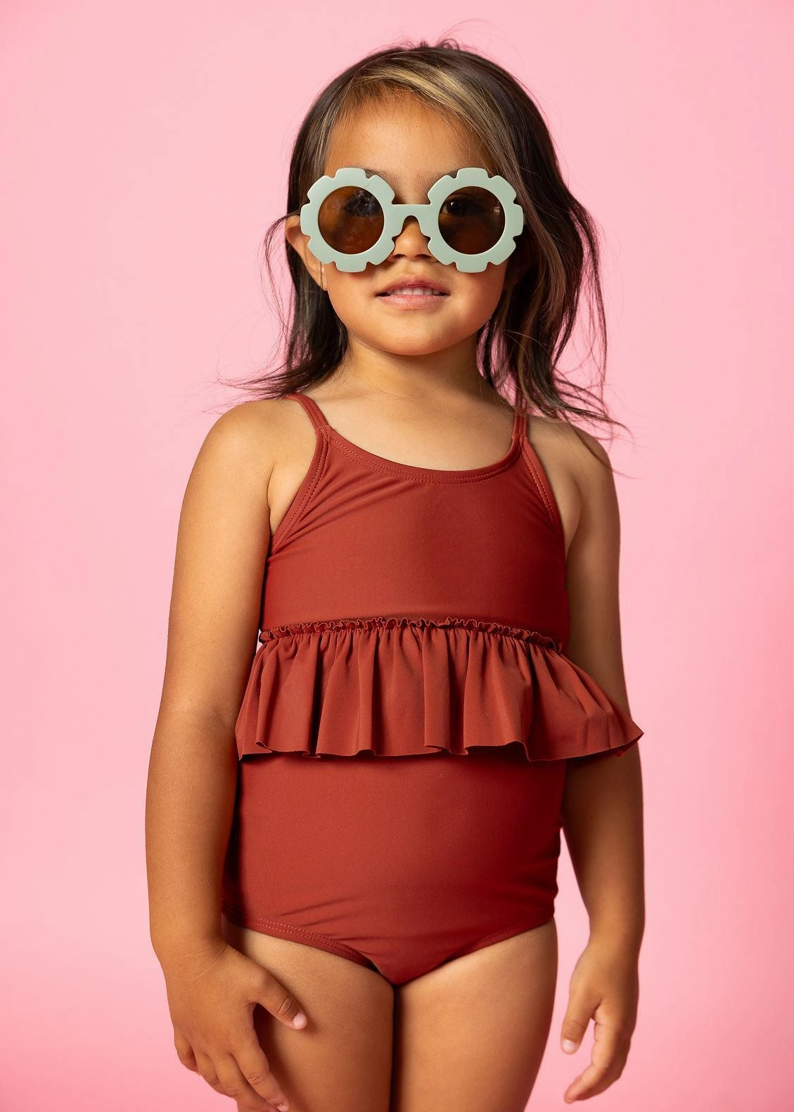 Amber Brown | Mini Peplum Top