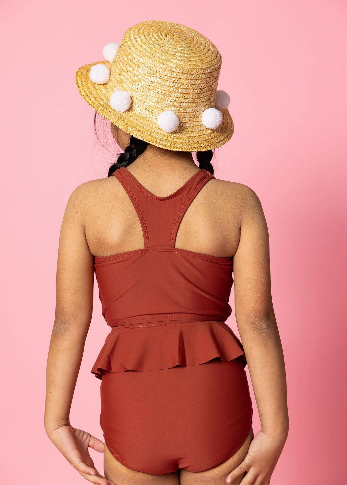 Amber Brown | Mini Racer Back Top