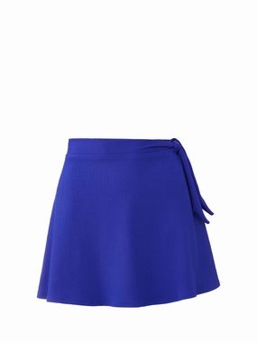 Amy Swim Skirt Iris Texture fashionable beach swimwear, modern womens bikinis