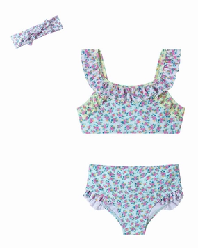 Andy & Evan Bikini Swimsuit & Matching Headband stylish teen girl swimsuits, teen girls swimwear sets