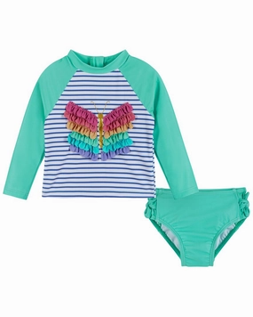 Andy & Evan Rashguard Set cute swimsuits for teen girls, modest teen swimwear