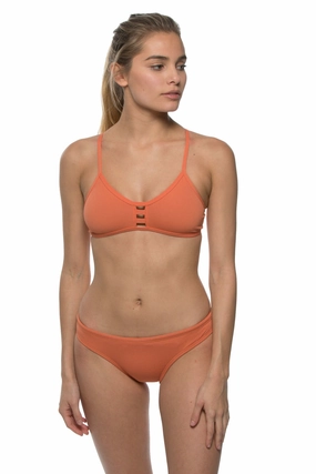 Andy Bikini Bottom - Terracotta all types of swimwear, stylish swimwear for all body types