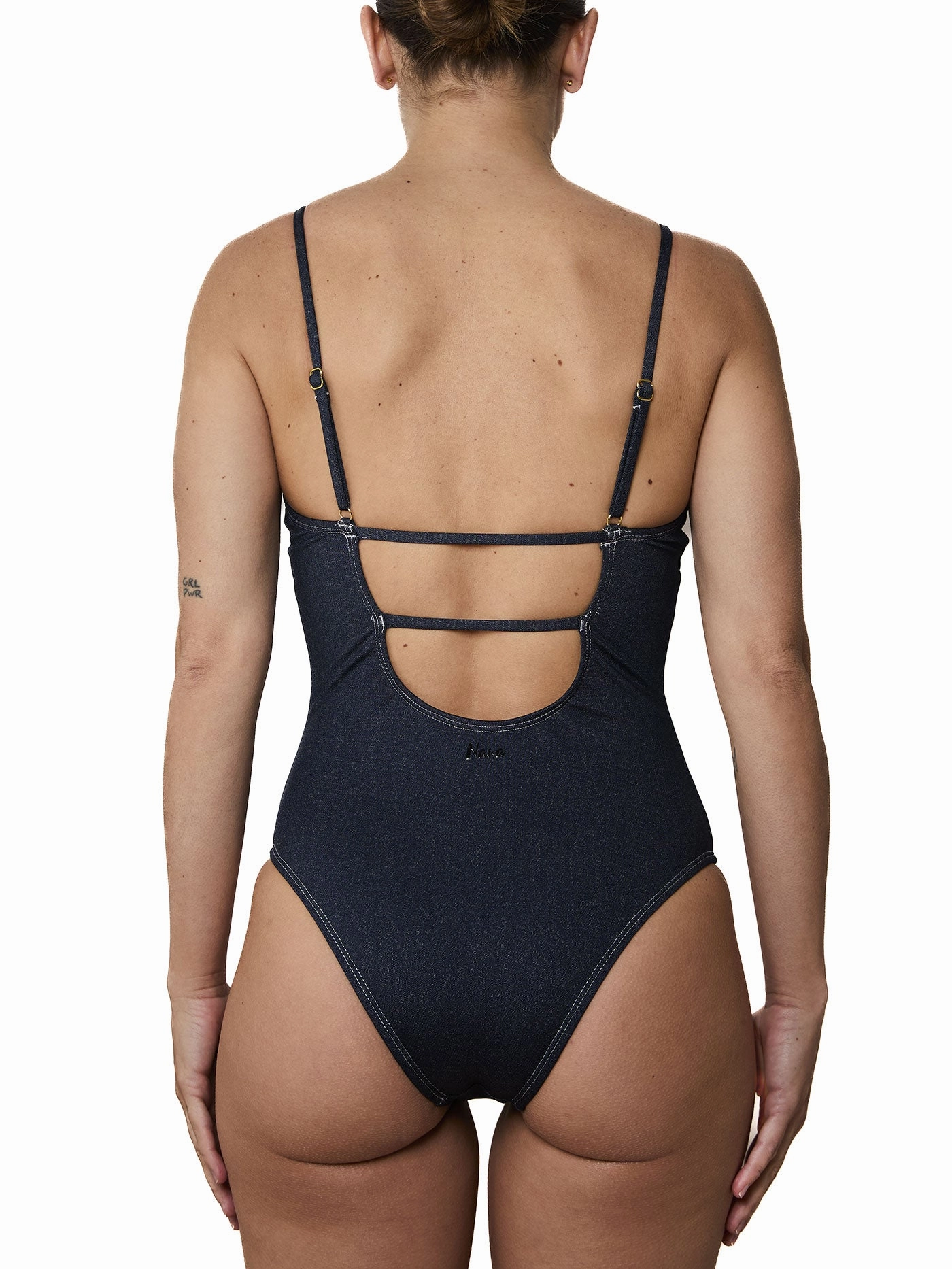 Anne Denim One Piece Swimsuit