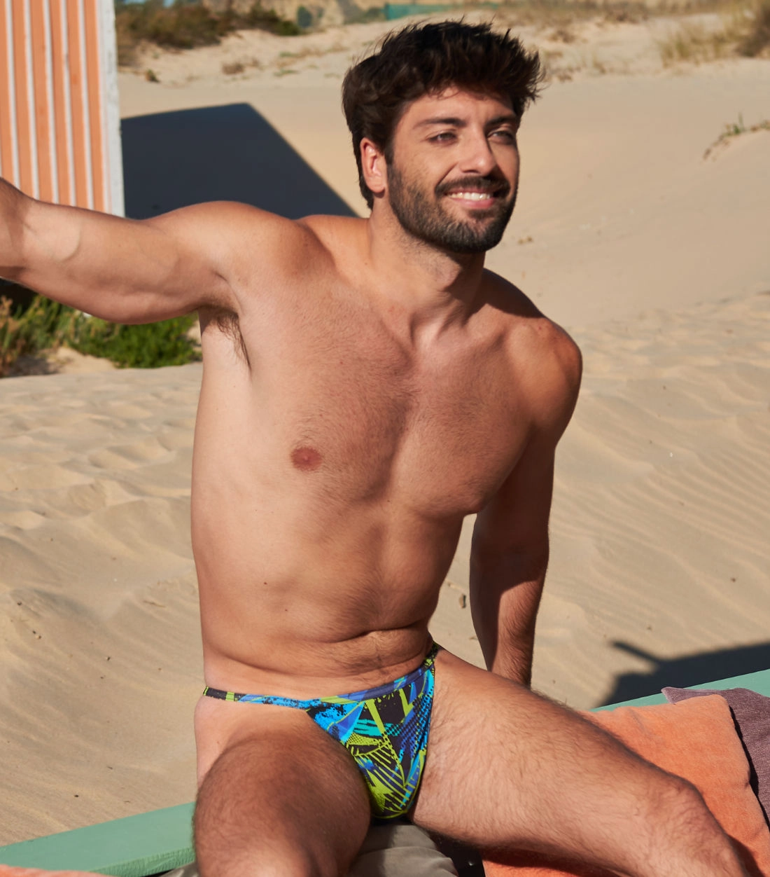 Aruba Tan Through Swim Tanga
