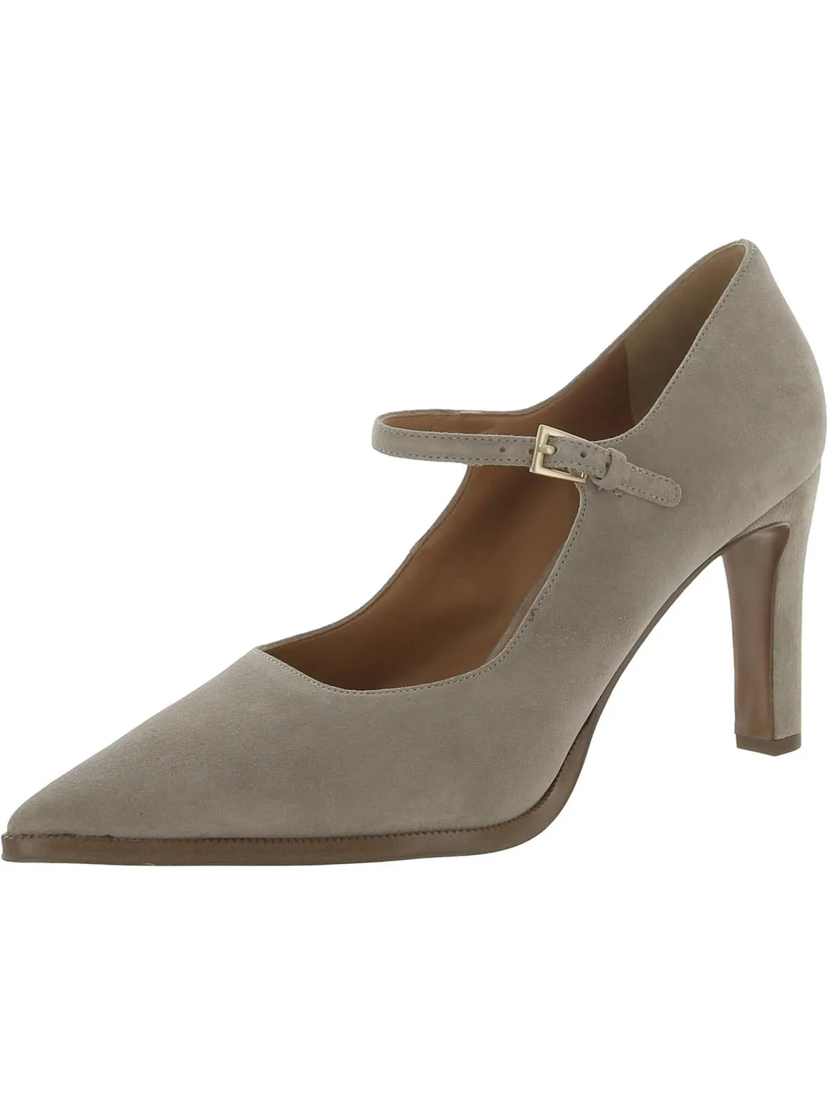 Atena Womens Buckle Ankle Strap Pumps