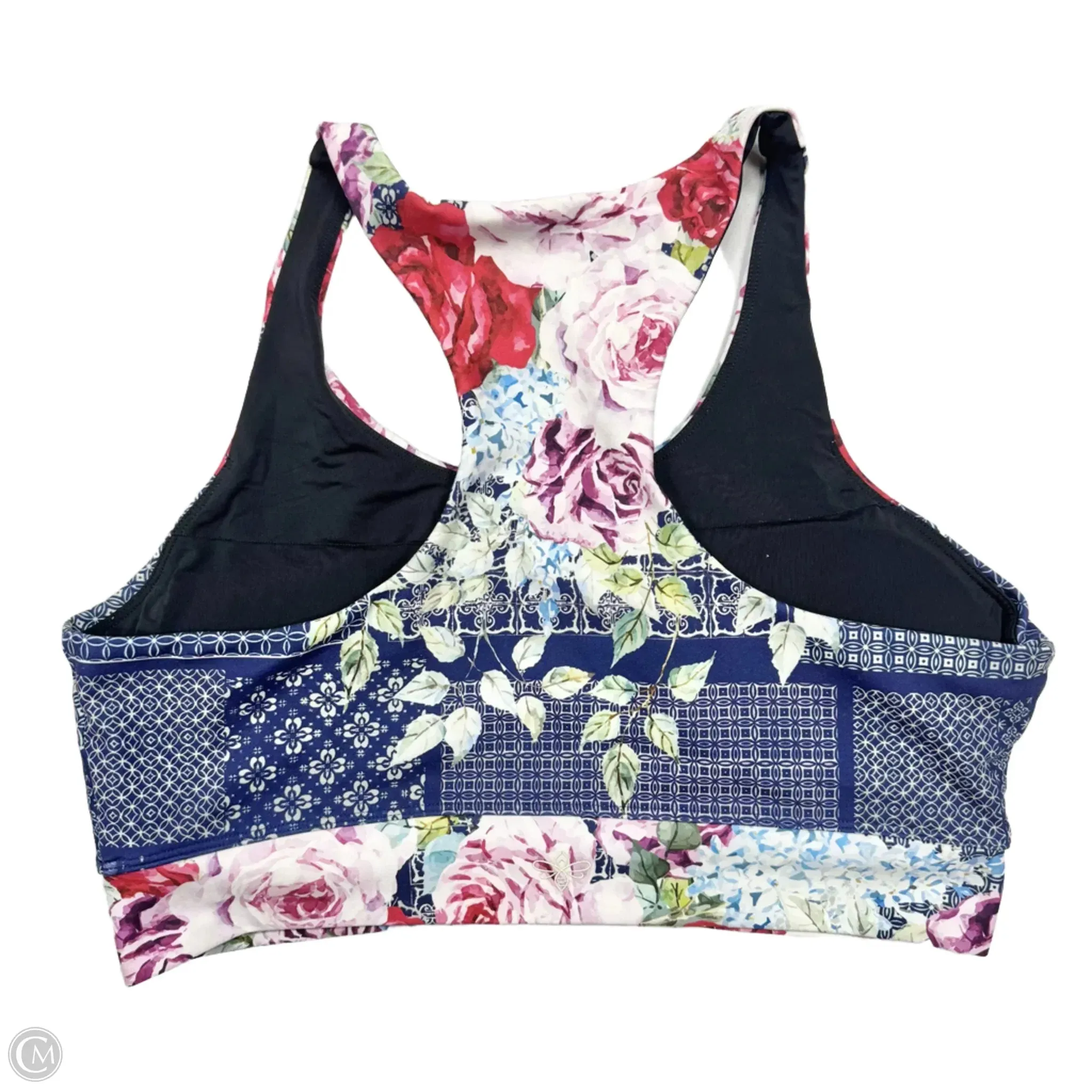 Athletic Bra By Johnny Was In Floral Print, Size: L Johnny Was Clothing