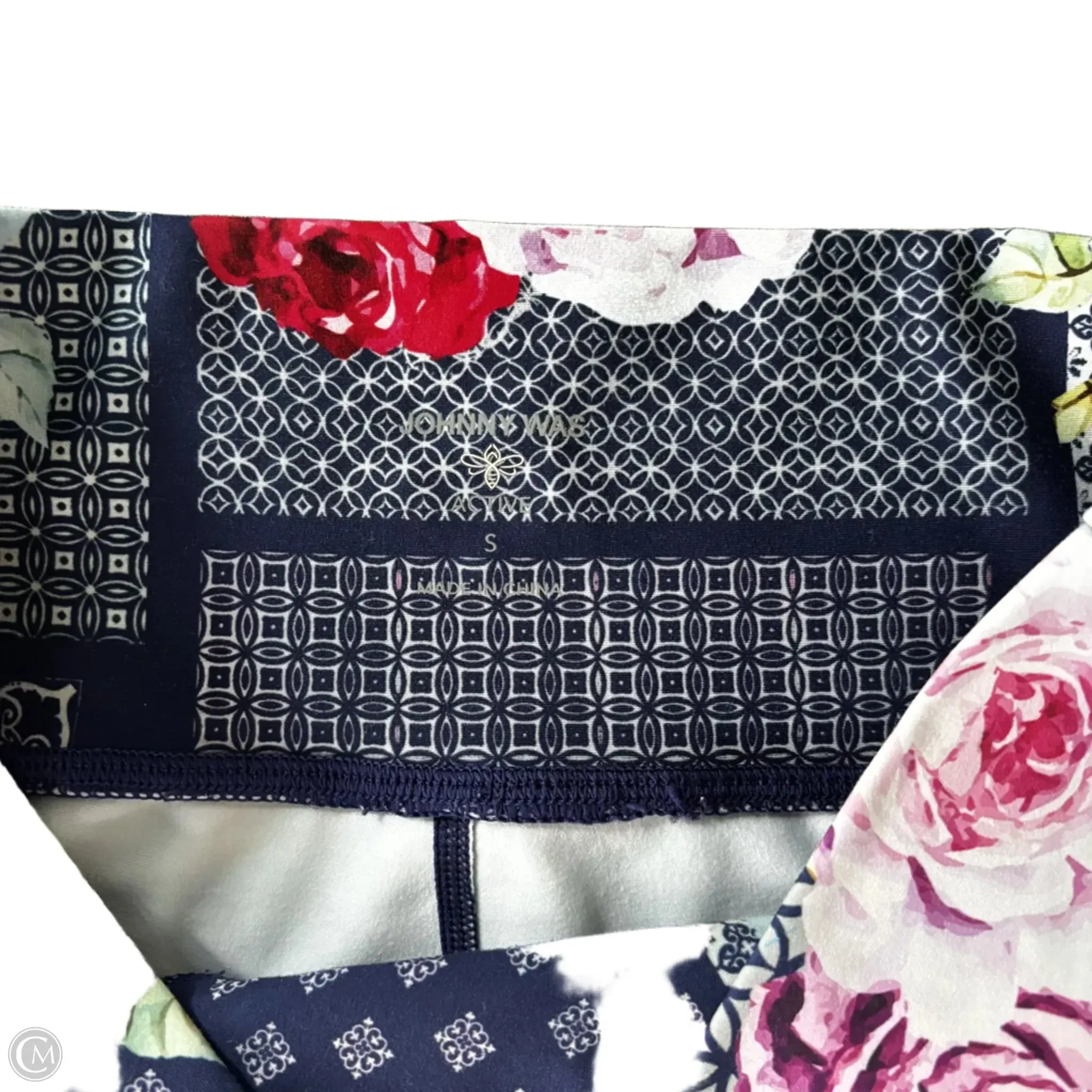 Athletic Leggings By Johnny Was In Floral Print, Size: S Johnny Was Clothing