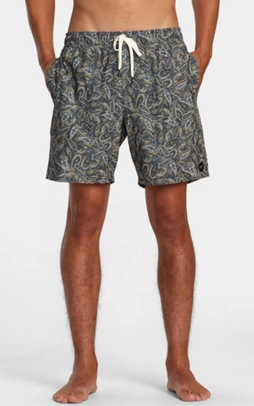 Atlas Elastic Boardshort 17" In Multi Color mens beach swimwear, quick dry mens swimsuits