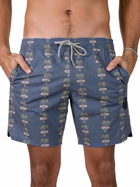 Atomic Palms Ecolastic Boardshorts men's boardshorts swimwear, long swim shorts for men