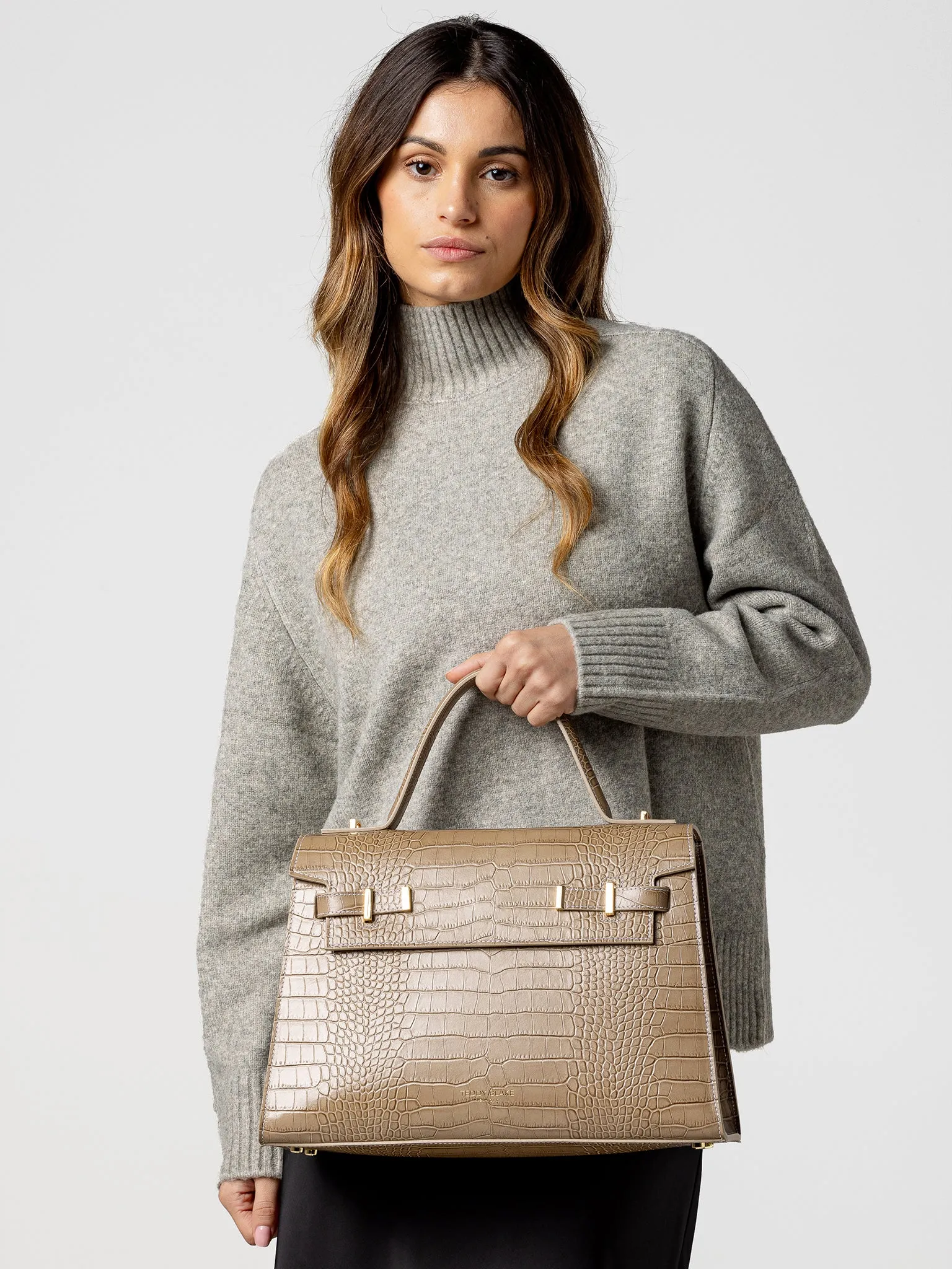Ava Croco  14" - Light Beige