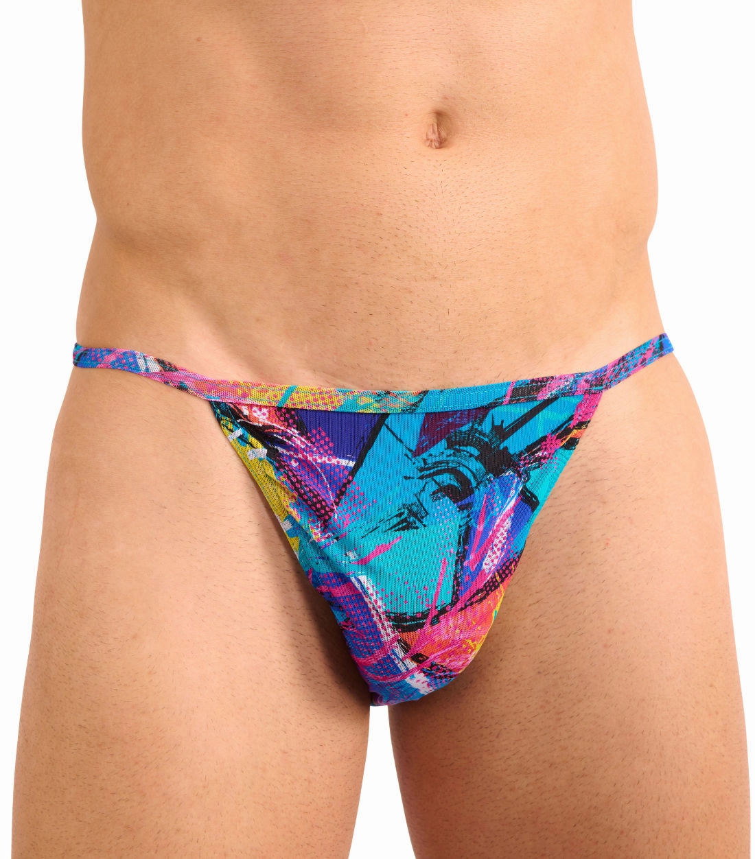 Bahama Tan Through Swim Tanga affordable men's swimwear, summer swimwear for men