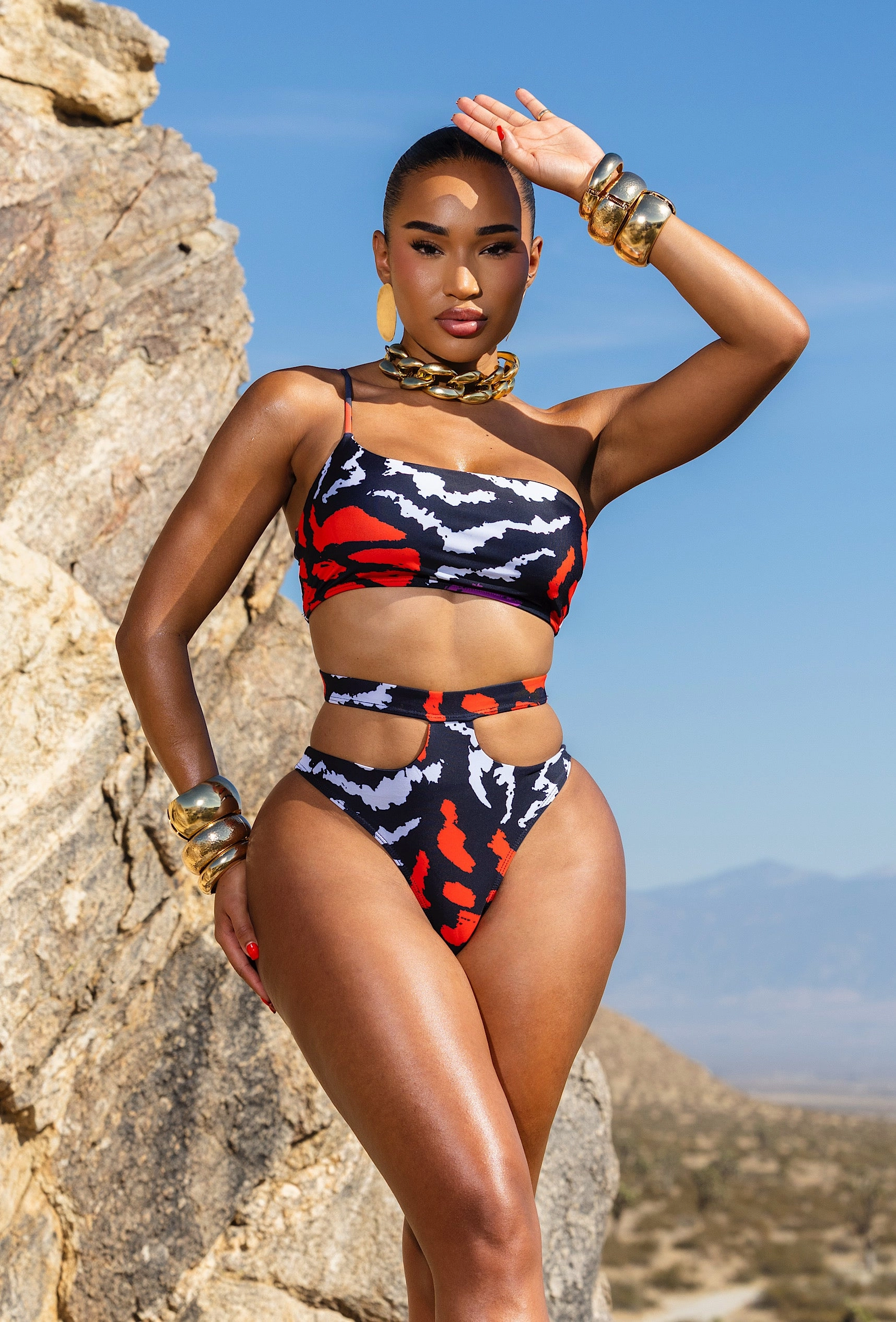 Basil High Waisted Bikini - Le Feroce