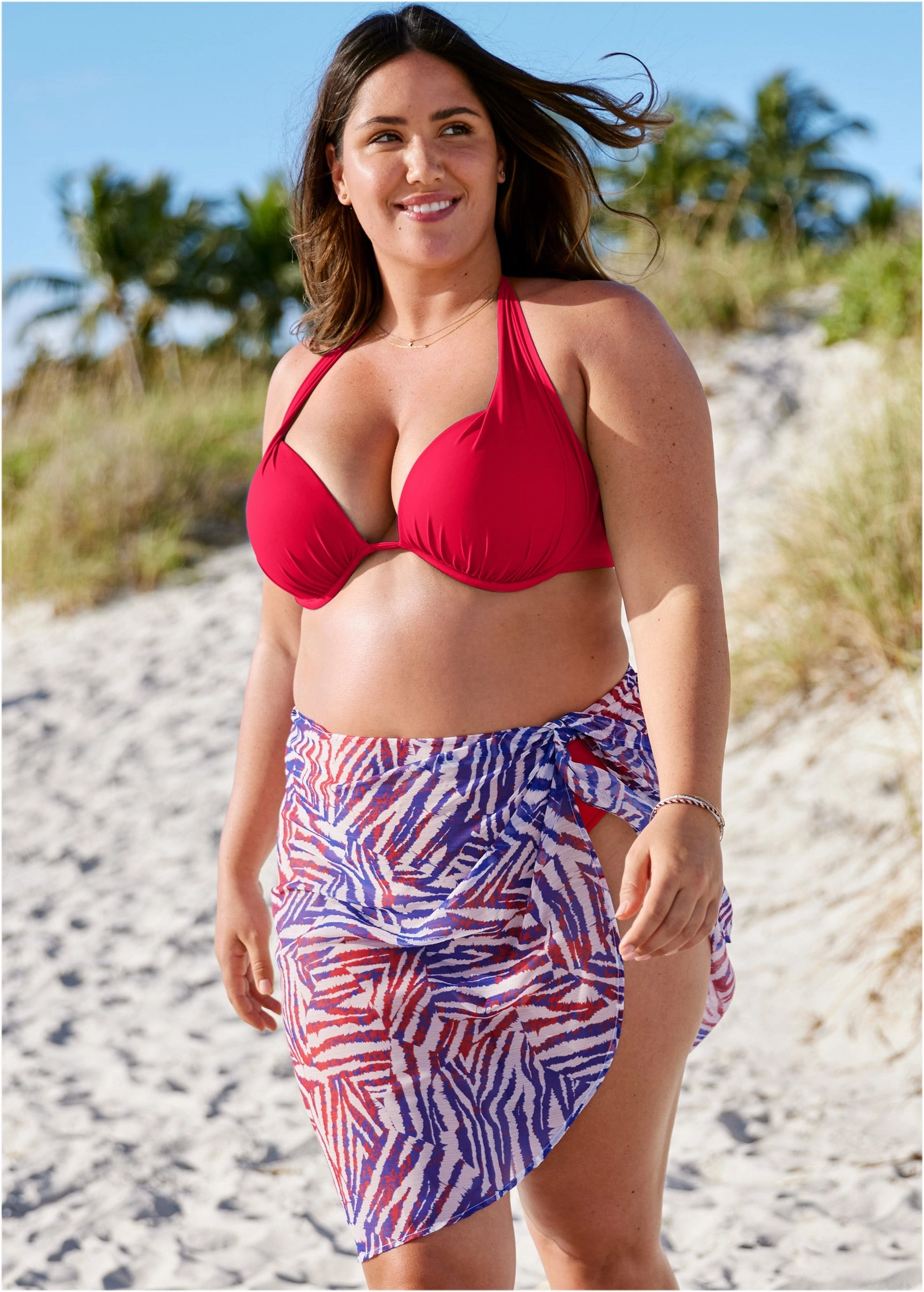 Beach Belle Long Wrap - American Pride