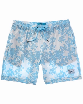 Beach Bros Scattered Floral Swim Trunk mens full coverage swimwear, stylish mens swim trunks