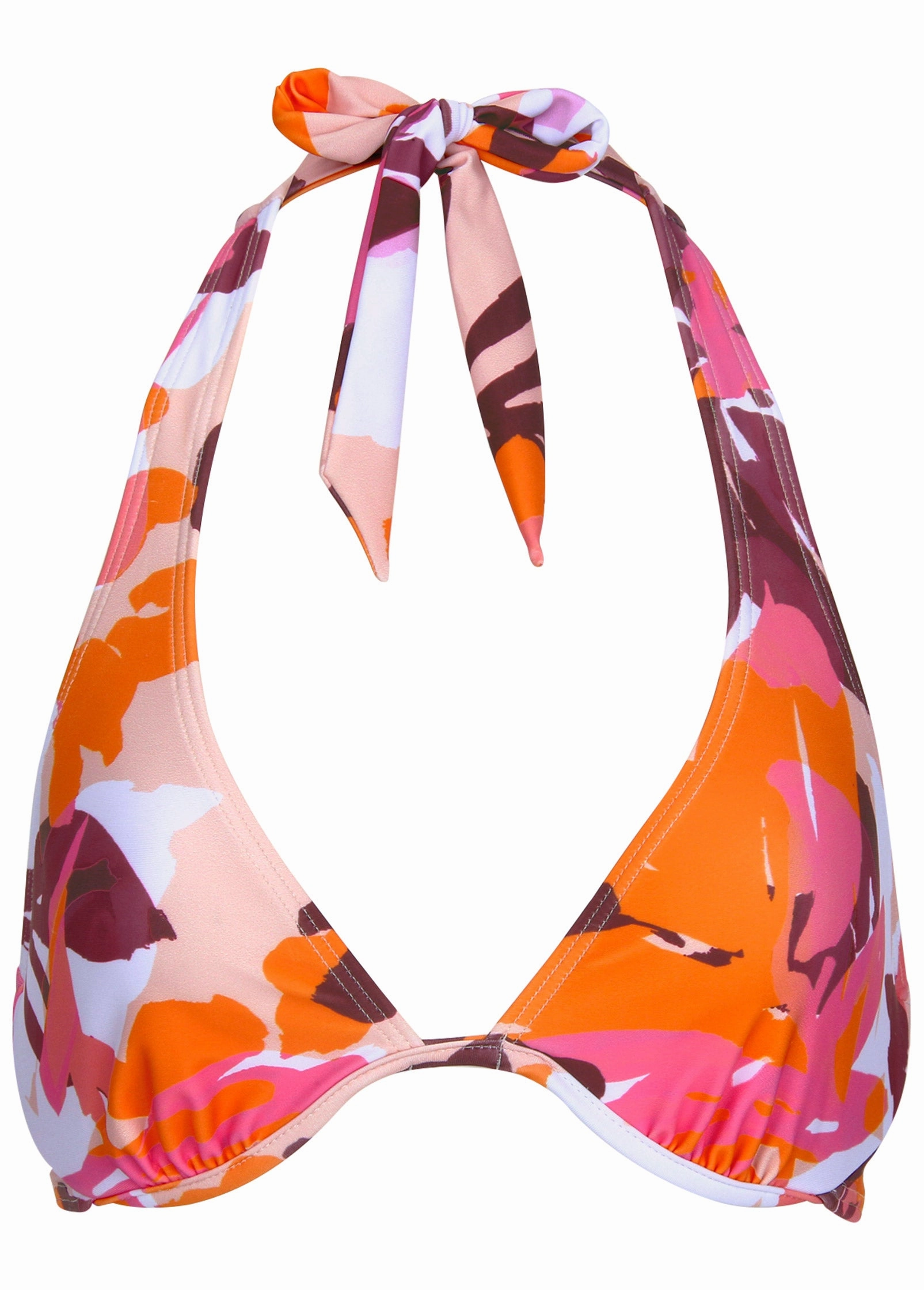 Belize Underwire Halter Top - Desert Floral