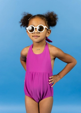 Berry | Mini Romper One-Piece girls full coverage swimwear, kids swimwear for pool
