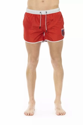 Bikkembergs Polyester Men Swim Men's Short mens full coverage swimwear, stylish mens swim trunks