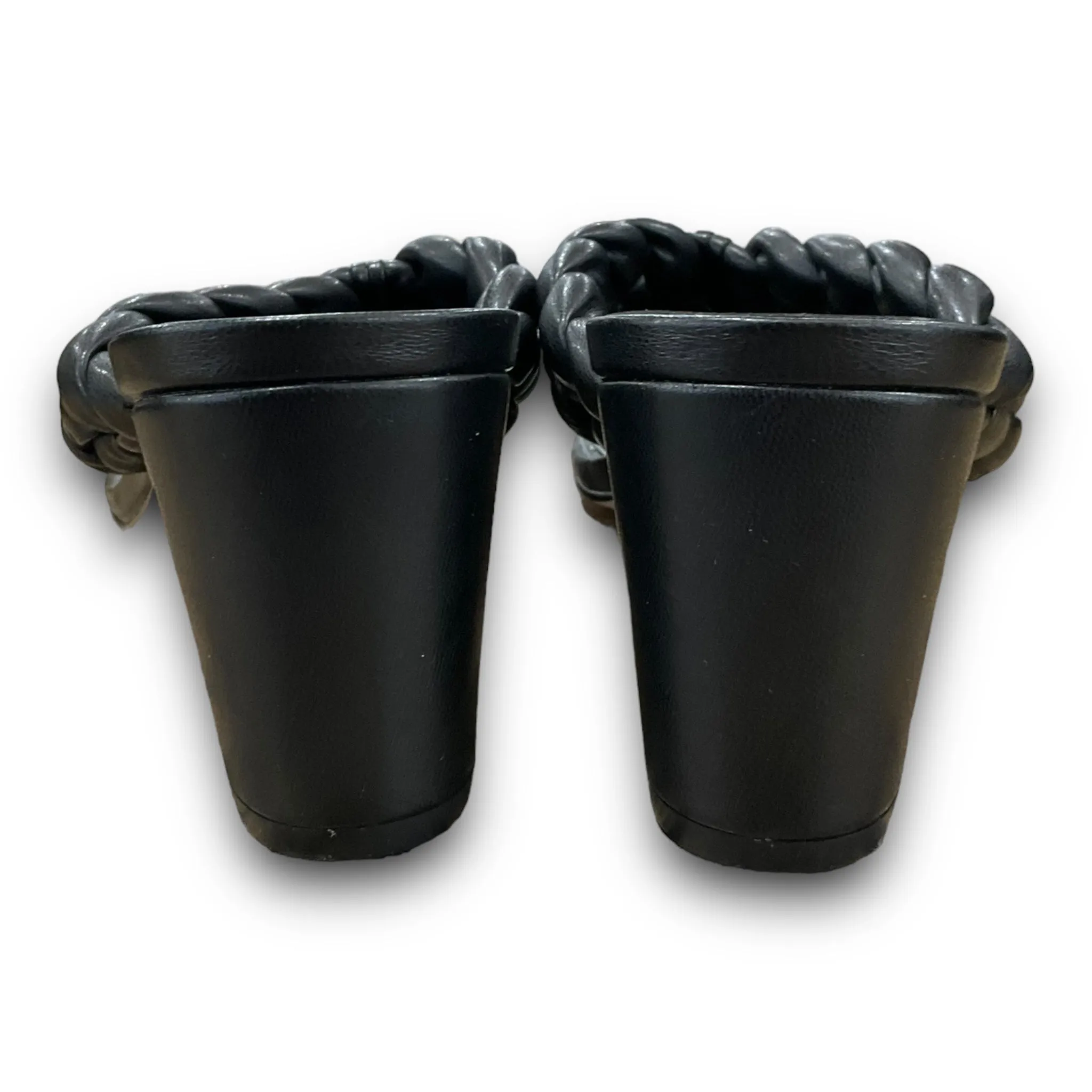 Black Sandals Heels Block Marc Fisher, Size 7.5 marc-fisher
