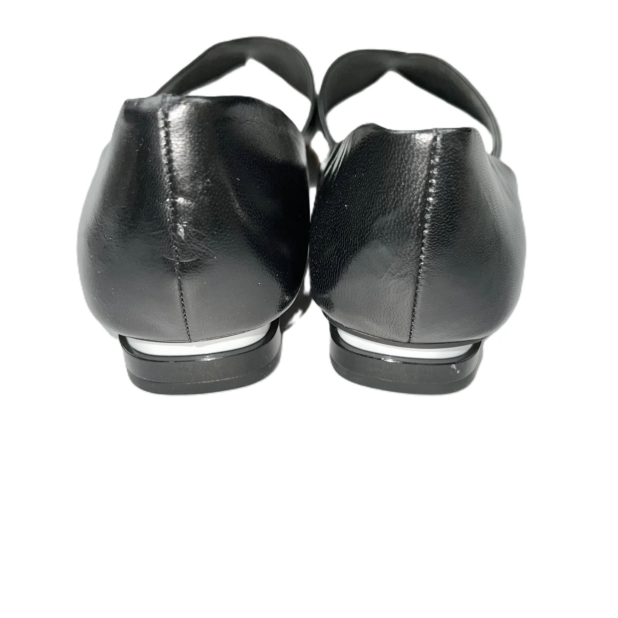 Black Shoes Flats By Franco Sarto, Size: 7 franco sarto