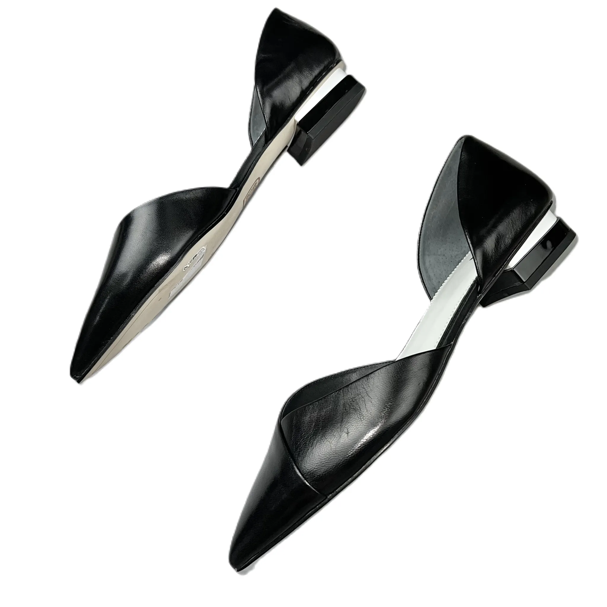 Black Shoes Flats By Franco Sarto, Size: 7 franco sarto