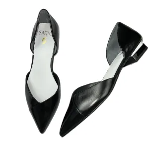 Black Shoes Flats By Franco Sarto, Size: 7 franco sarto