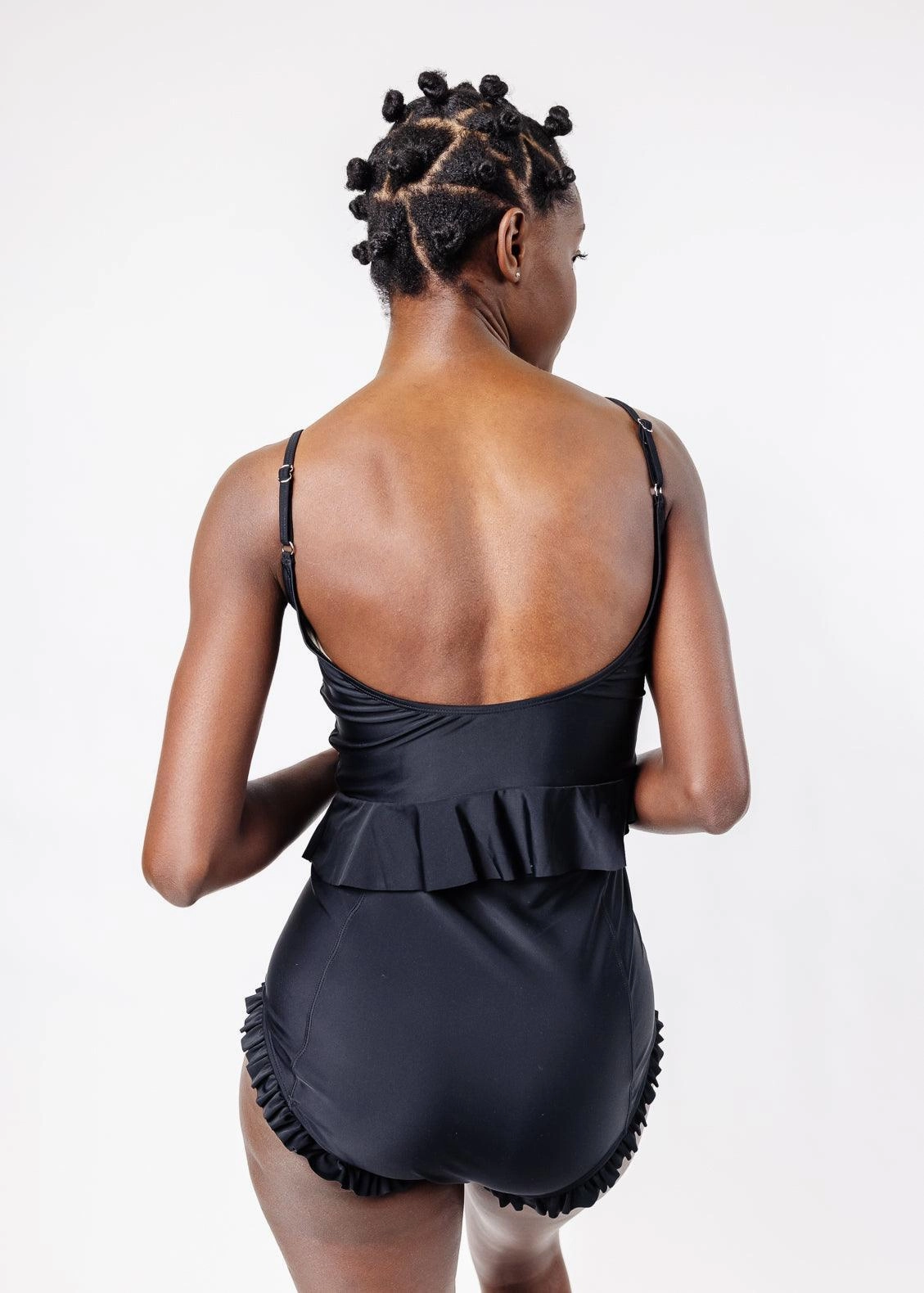 Black | Scoop Back Top