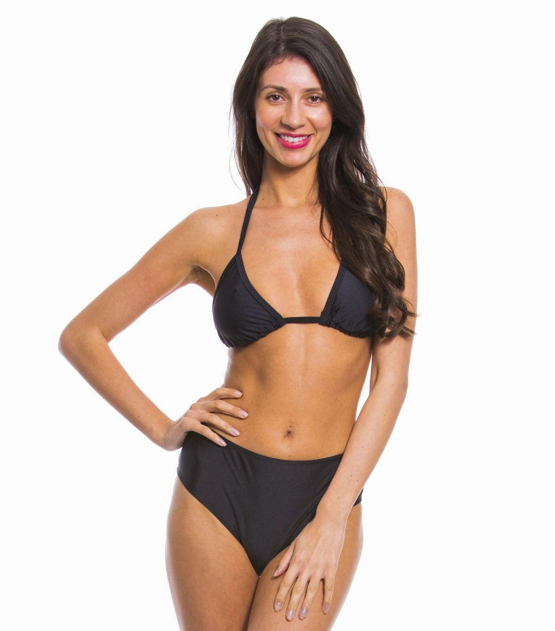 Black High Waisted Bikini Brief