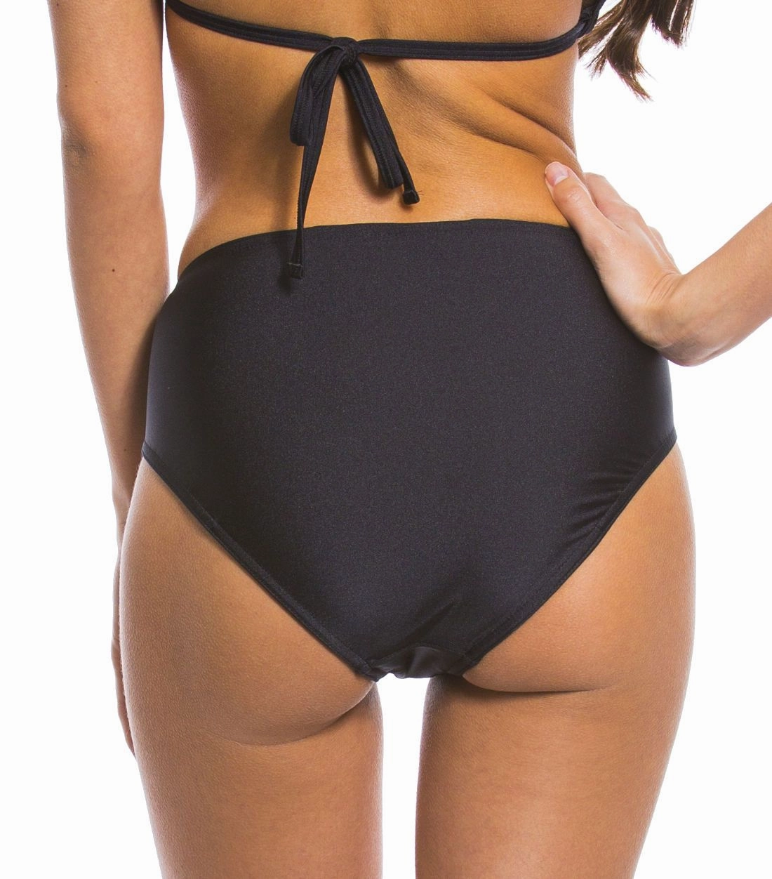 Black High Waisted Bikini Brief
