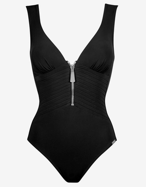 Blackout Swimsuit - Black pool-ready swimwear for women, trendy swimwear collection