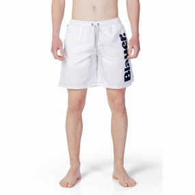 Blauer Polyester Men's Swimwear mens full coverage swimwear, stylish mens swim trunks