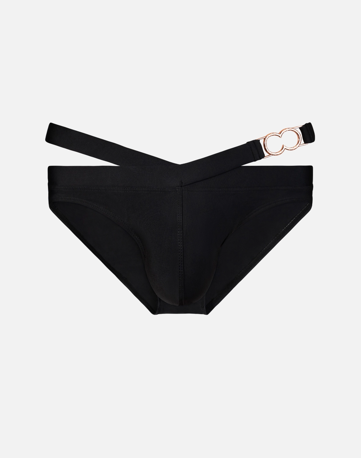 BLK Label No.3 Swim Brief - Black mens swim briefs, simple swimwear for men