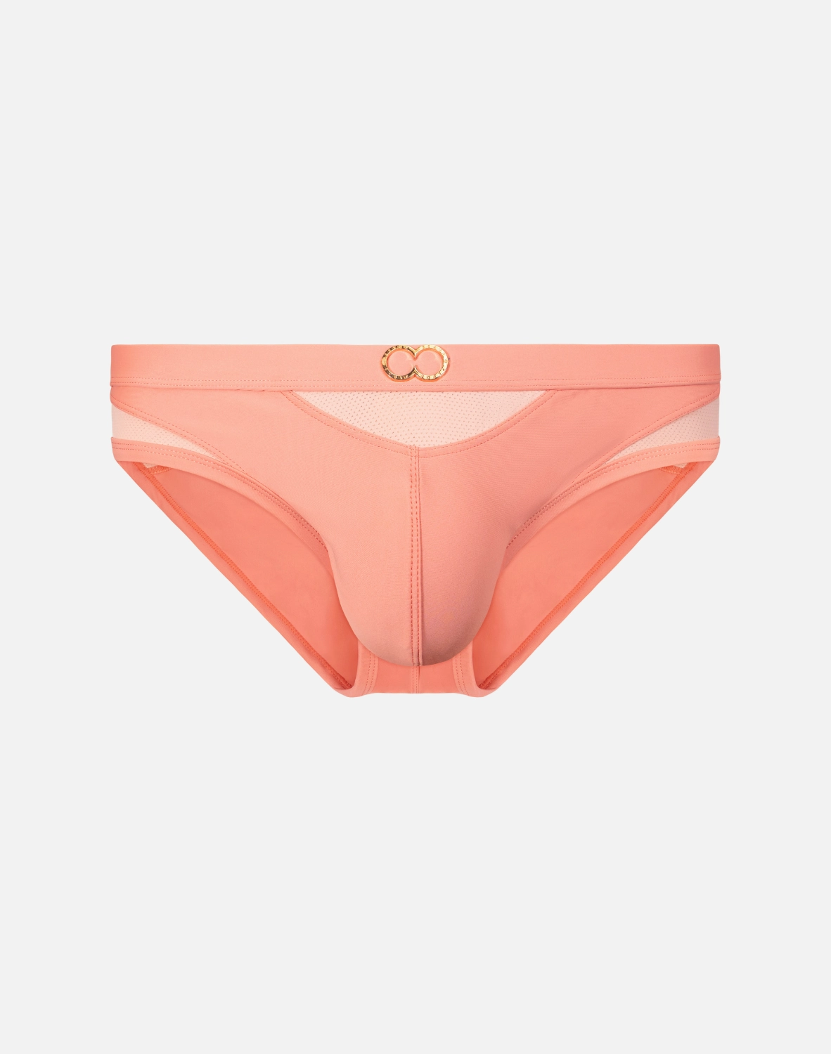 BLK Label No.6 Swim Brief - Coral mens swim briefs, simple swimwear for men
