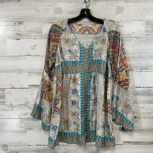 Blouse Long Sleeve By Johnny Was In Cream, Size: S Johnny Was Clothing