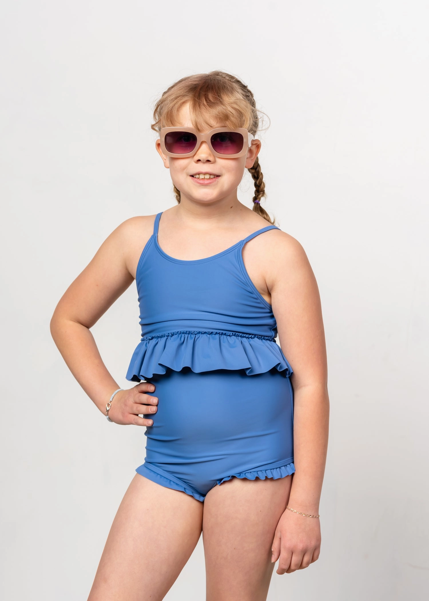 Blue Denim | Youth All Ruffled Up Bottoms