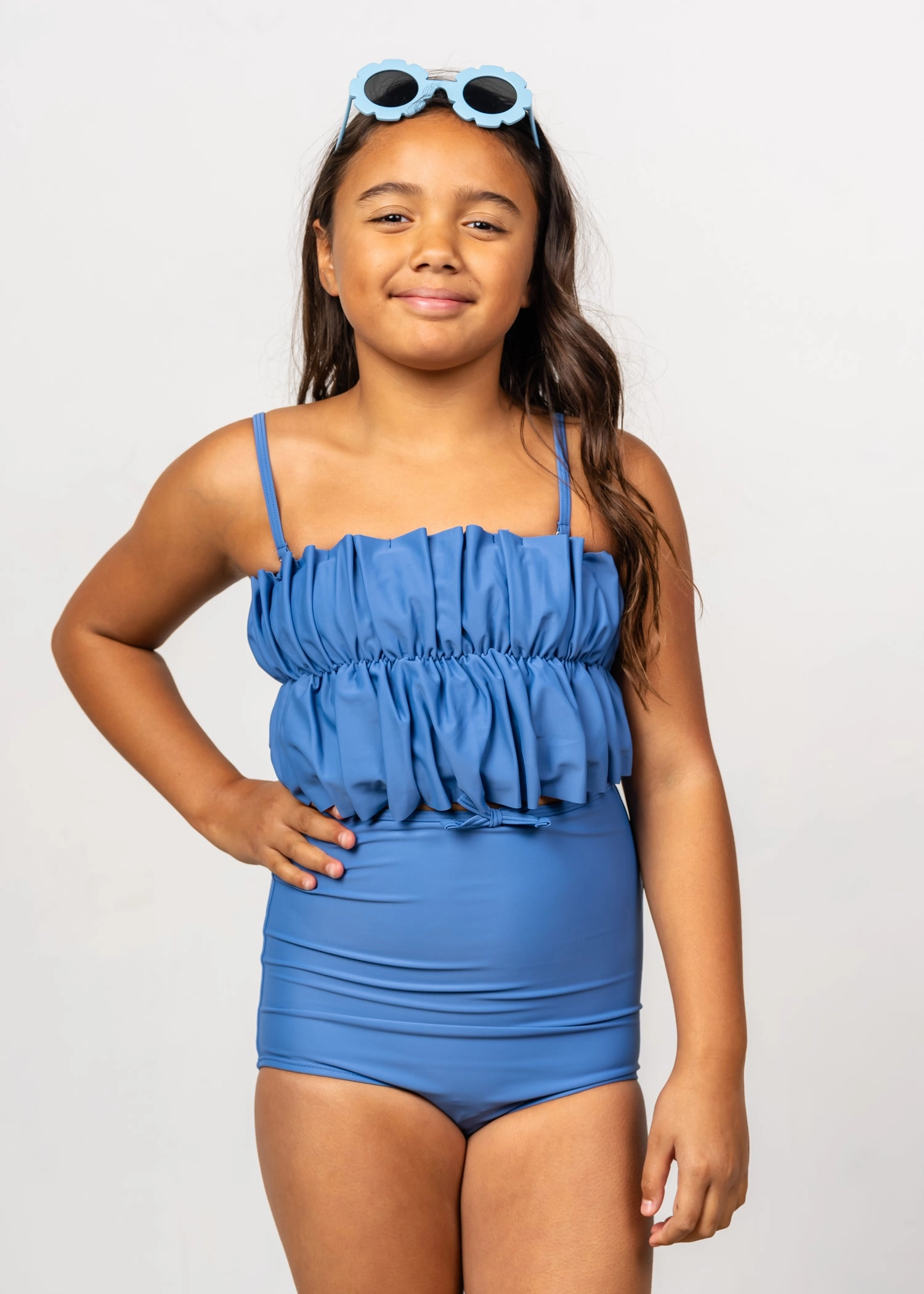 Blue Denim | Youth Bow Bottoms