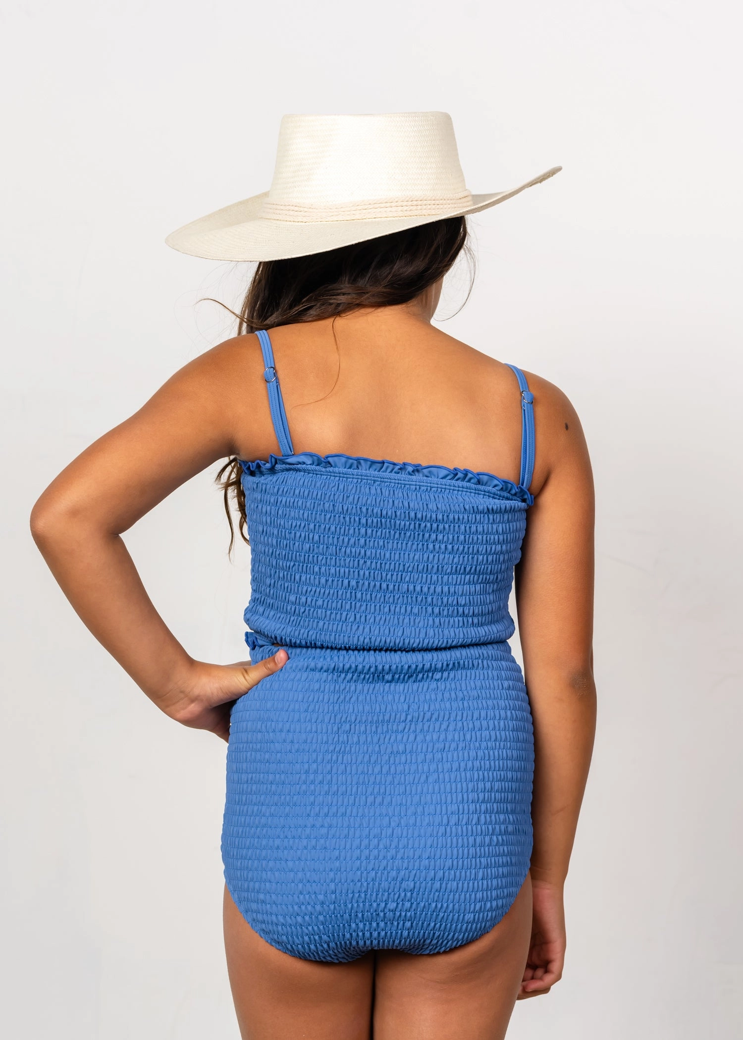 Blue Denim | Youth Smocked Bottoms