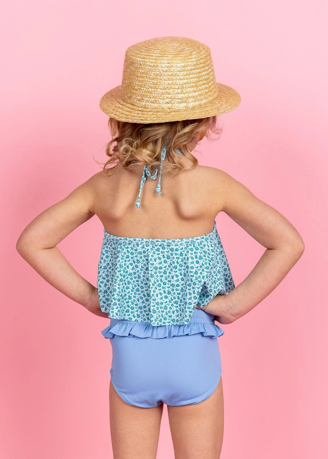 Blue Skies | Mini Mid-Ruffle Bottoms