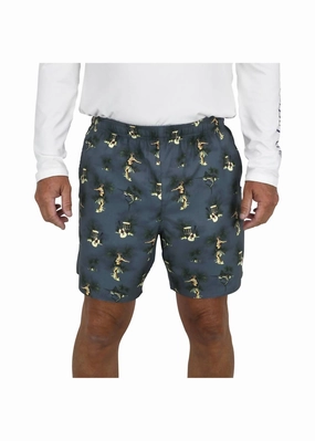 Boatbar Swim Trunks In Charcoal mens full coverage swimwear, stylish mens swim trunks