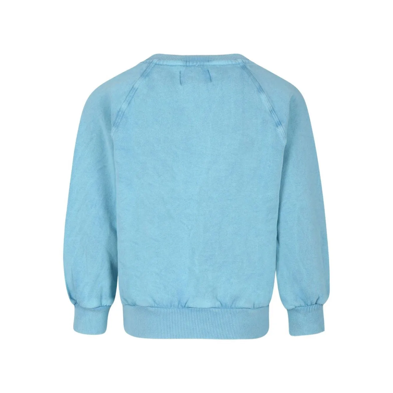 Bobo Choses Funny Ghost Ranglan Sleeve Sweatshirt - Light Blue