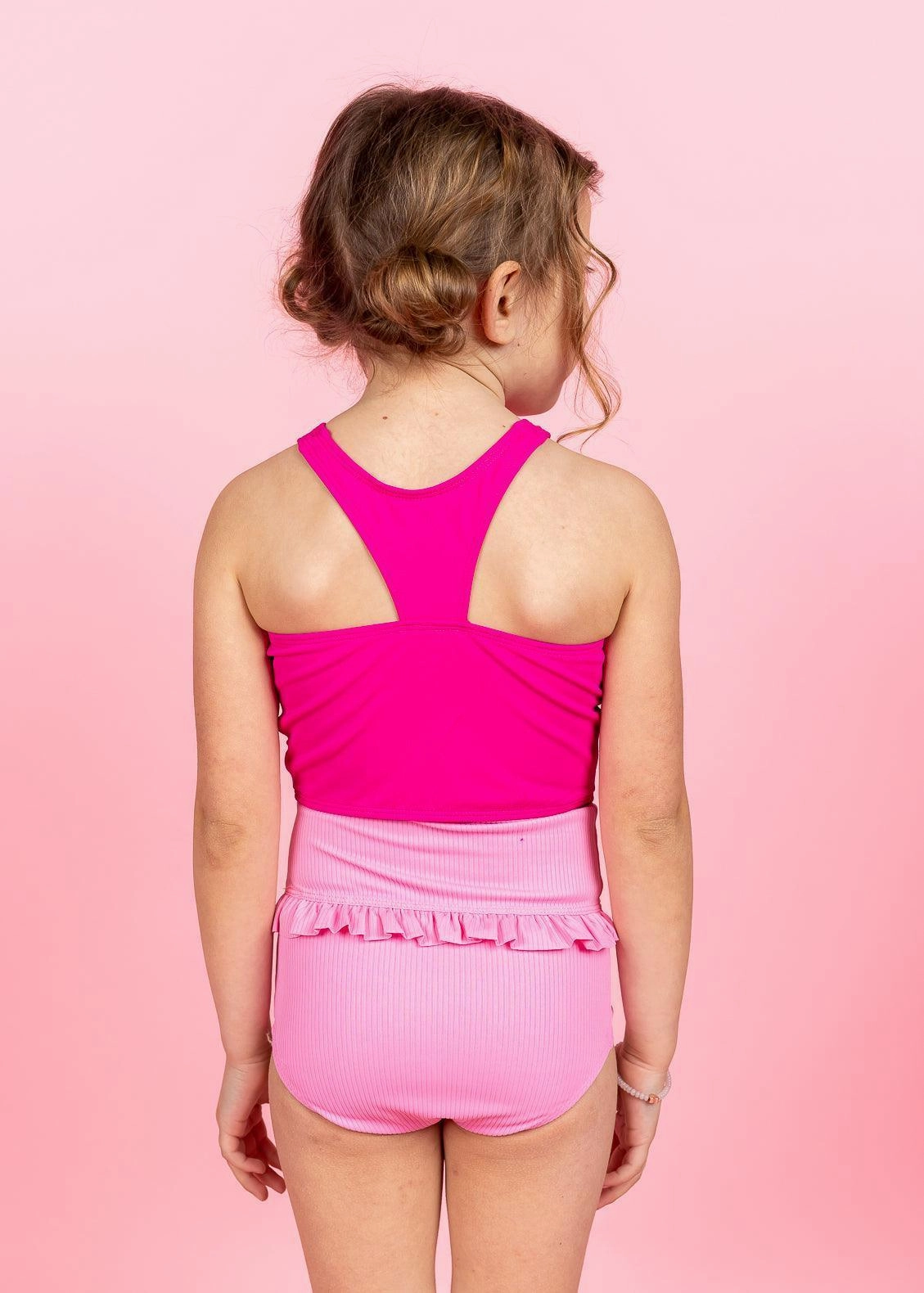 Bold Fuchsia | Mini Racer Back Top