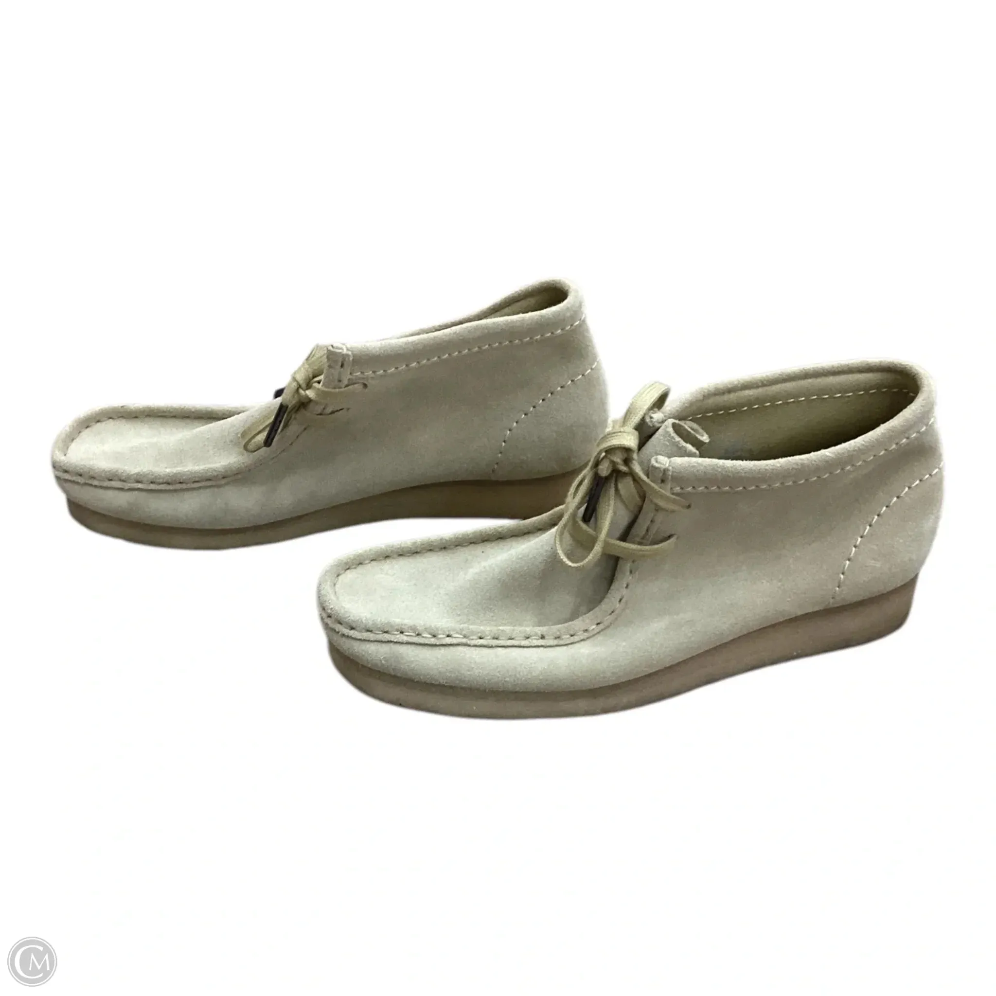 Boots Ankle Flats By Clarks In Tan, Size: 10 clarks