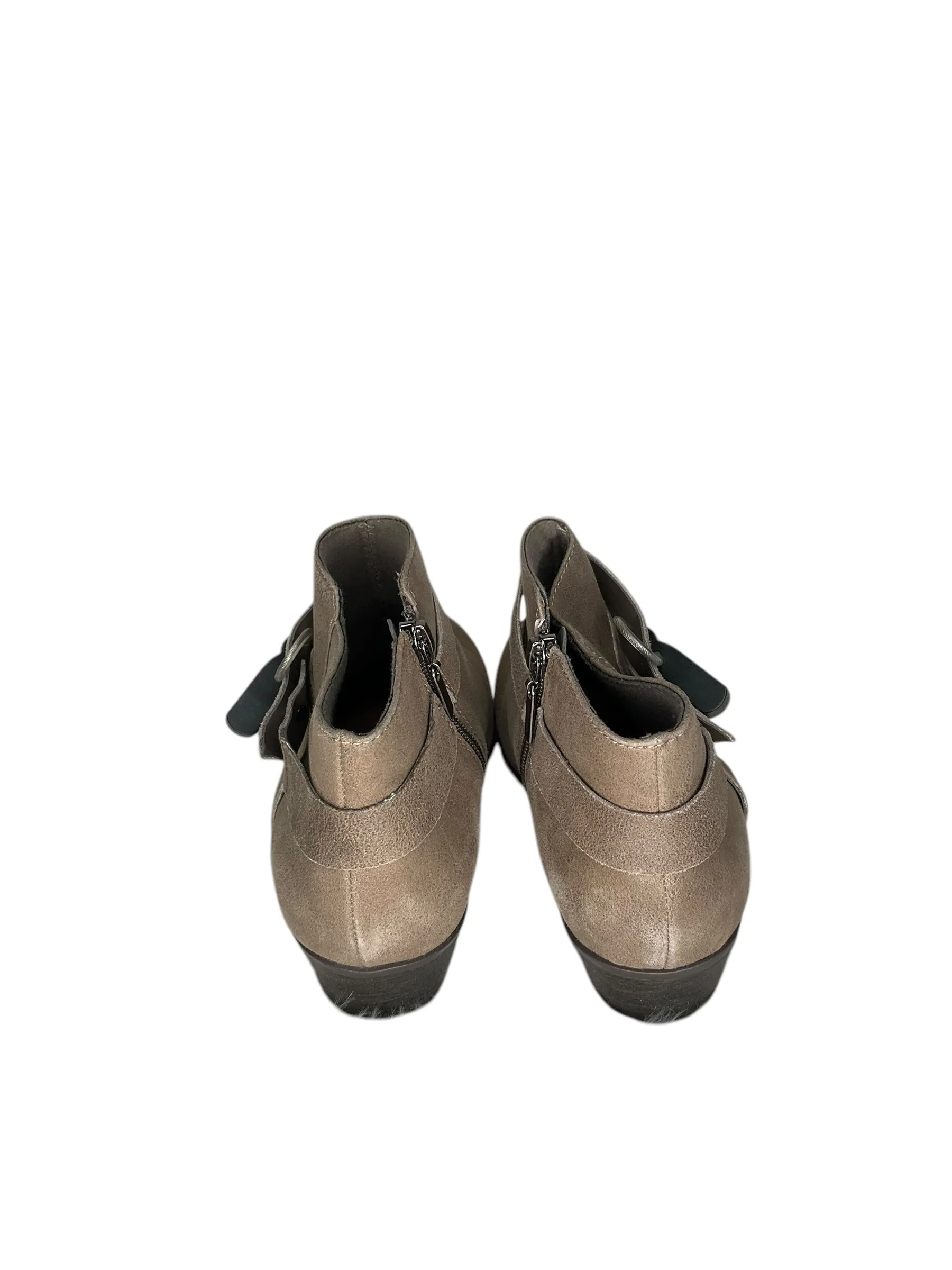 Boots Ankle Heels By Clarks In Beige, Size: 7.5 clarks
