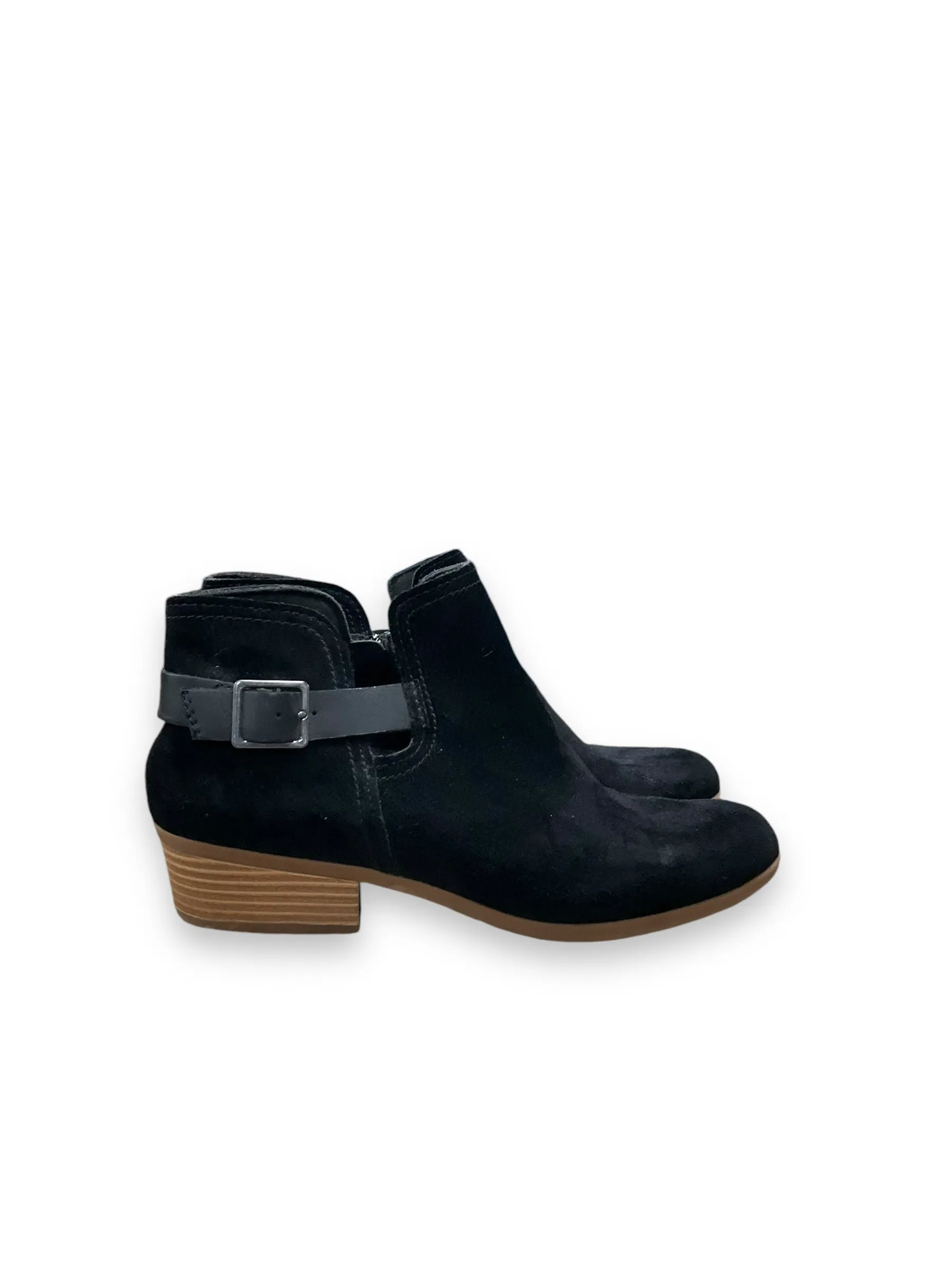 Boots Ankle Heels By Clarks In Black, Size: 10 clarks