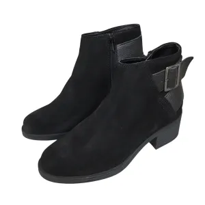 Boots Ankle Heels By Clarks In Black, Size: 7.5 clarks