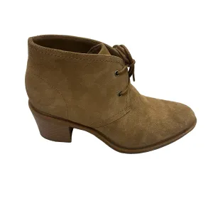 Boots Ankle Heels By Clarks In Brown, Size: 10 clarks