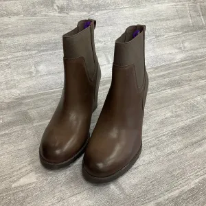 Boots Ankle Heels By Clarks In Brown, Size: 8 clarks