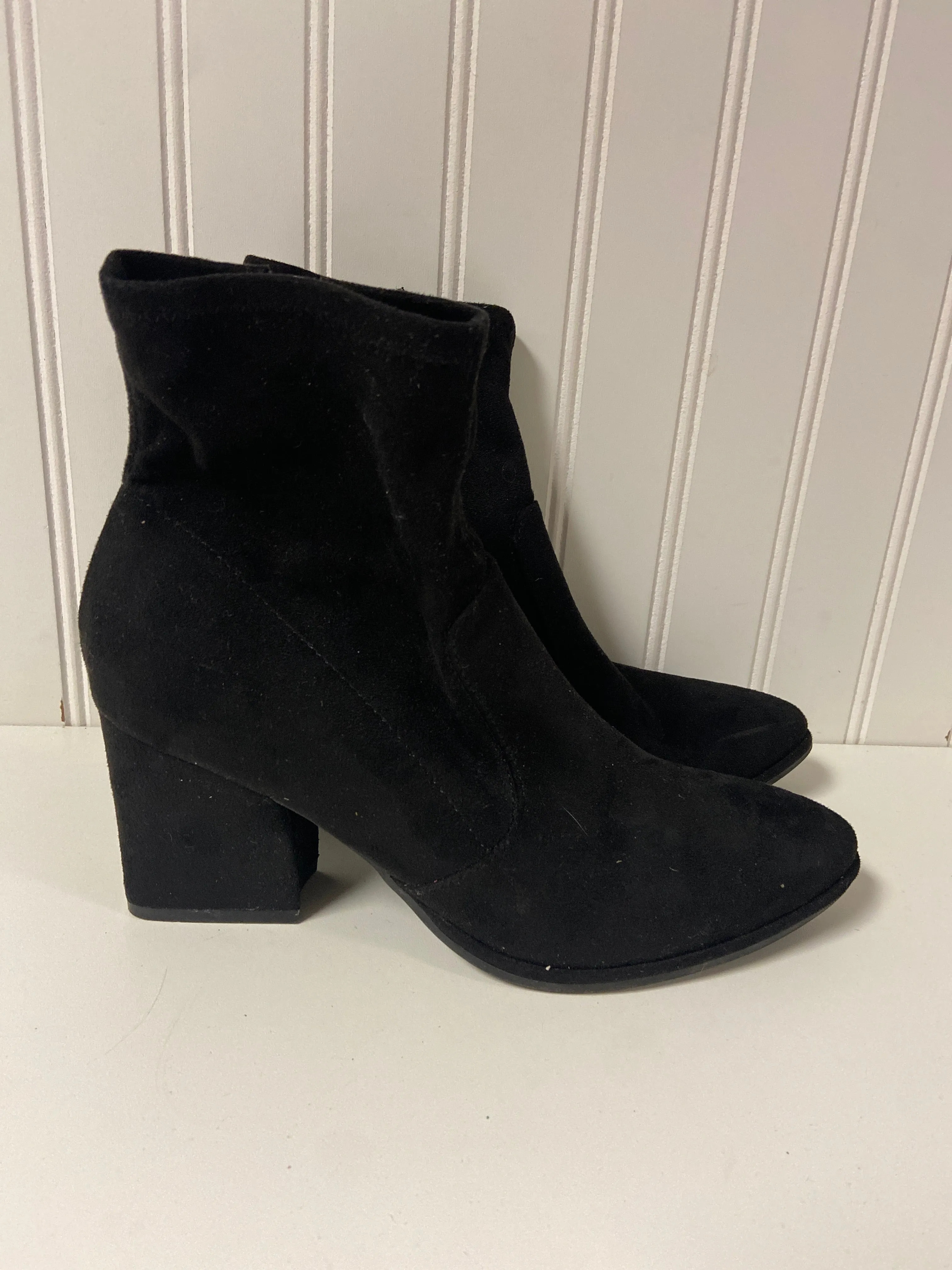 Boots Ankle Heels By Marc Fisher In Black, Size: 7.5 marc-fisher